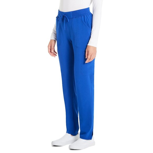 New Women's Scrubstar Core Essentials Top & Pants Set of Scrubs Size XL Blue - Picture 7 of 9